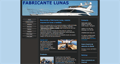 Desktop Screenshot of fabricante-lunas.com